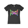 Women's "Teach Peace" Tee - BohoHip