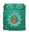 Green Peace Bed Sheets - BohoHip