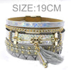 Boho Tassel Crystal Bracelet - BohoHip