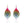 Boho Rainbow Leaf Earrings - BohoHip
